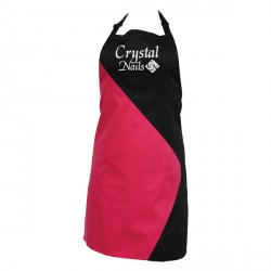 Zástěra Crystal Nails tištěné Pink & Black