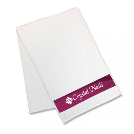 Ručník Crystal Nails Bílý 50x100 