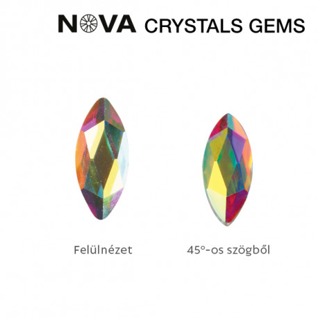 NOVA Crystals - zrno AB (10ks) 8mm