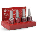 FESTIVE RED sada CrystaLac  4x_4ml