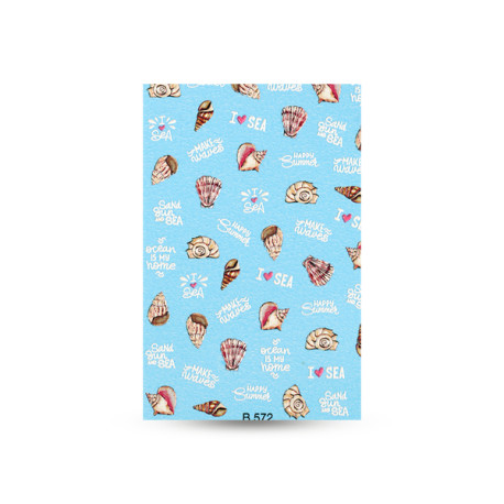 Vodolepka Water decal 3D - Sand, Sun and Sea