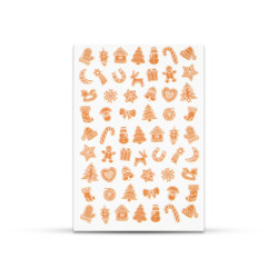 Vodolepka Water decal 3D - Gingerbread