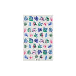 Crystal Nails -Vodolepka Water decal - Vibrant Plants