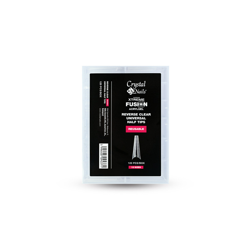 Crystal Nails - Fusion Reverse tips - Universal Half