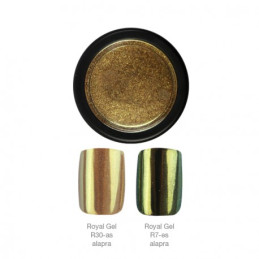 Crystal Nails - Chromový pigment - Gold