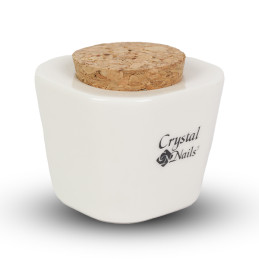 Crystal Nails - Dvouplášťová dóza na liquid s korkovou zátkou