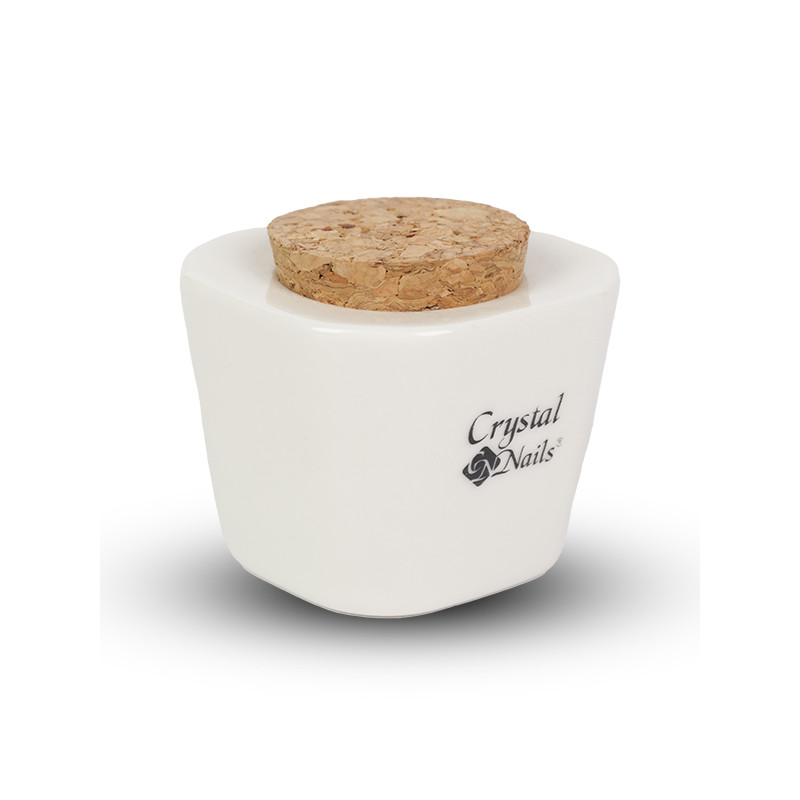 Crystal Nails - Dvouplášťová dóza na liquid s korkovou zátkou