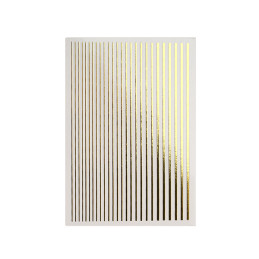 Crystal Nails - Magic stripes stiker  SILVER