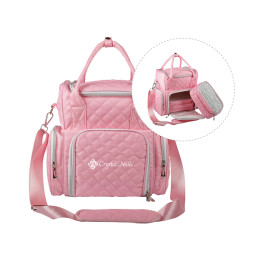 Crystal Nails - Elegantní textilní kufřík - SENS