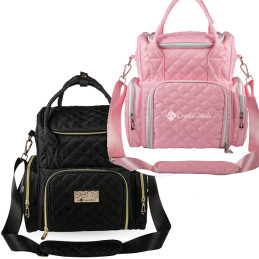 Crystal Nails - Elegantní textilní kufřík - SENS