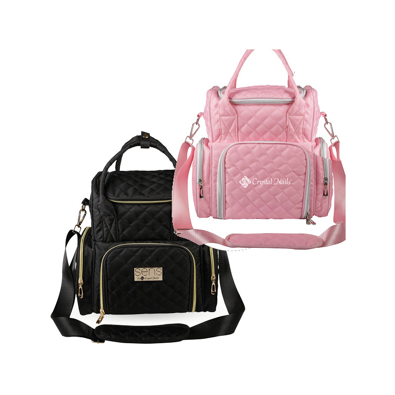 Crystal Nails - Elegantní textilní kufřík - SENS