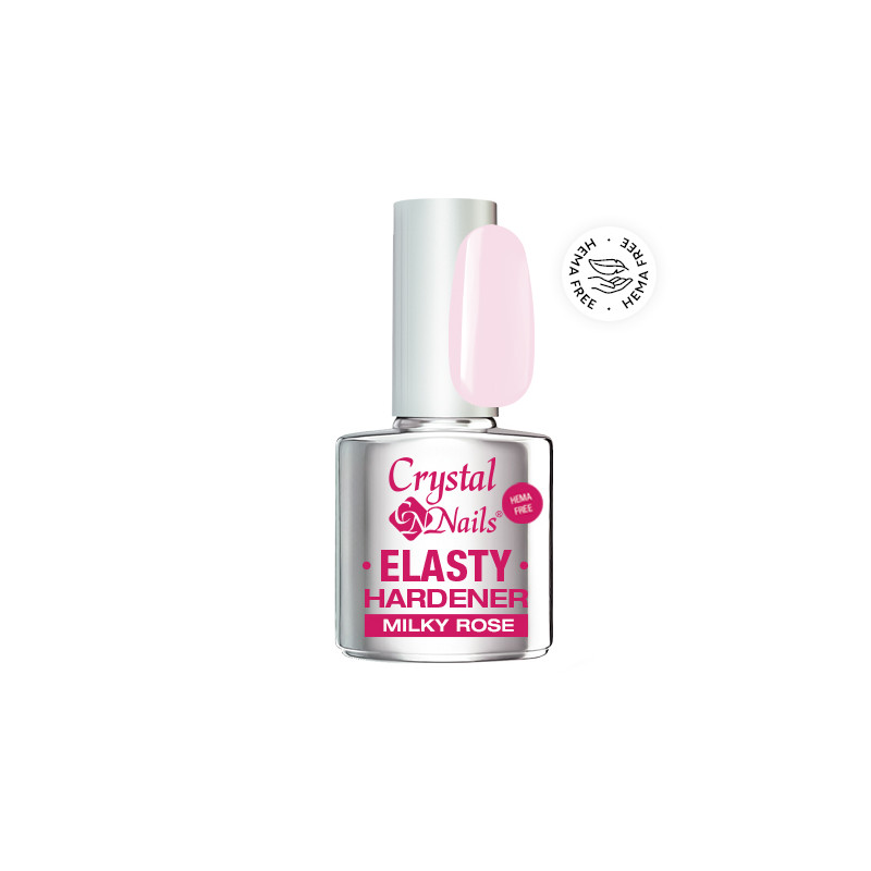Crystal Nails - ELASTY Hardener MILKY ROSE Gel 13ml
