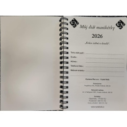 Crystal Nails - Diář 2026 - Purple Flowers