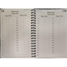 Crystal Nails - Diář 2026 Lime