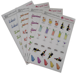 Motivační samolepky do diáře - set