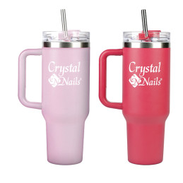 Crystal Nails - Kovový termo hrnek CN