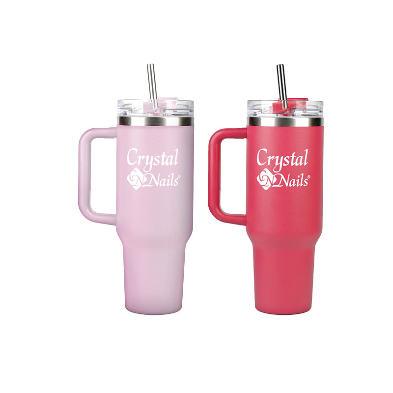 Crystal Nails - Kovový termo hrnek CN