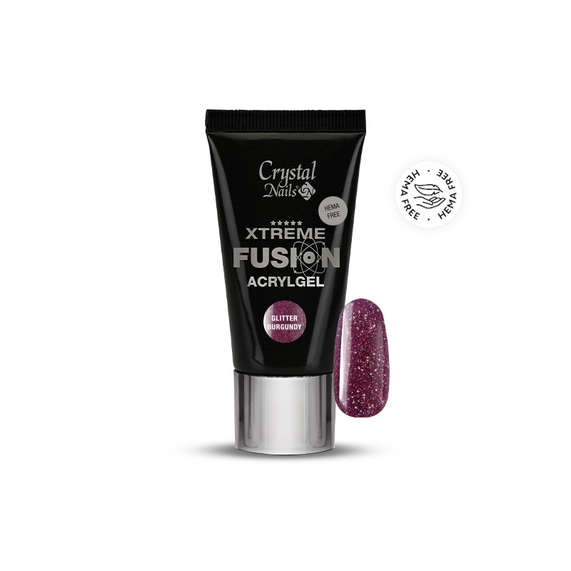 Fusion Gel GLITTER BURGUNDY 30g/27ml THF